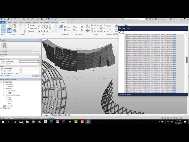 فیلم آموزشی: طراحی محاسباتی پارامتریک با استفاده از Revit (K-Attractor) با زیرنویس فارسی