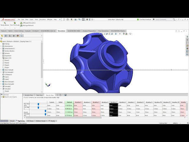 فیلم آموزشی: چرا شبیه سازی SolidWorks - بهینه سازی پارامتریک طراحی با زیرنویس فارسی