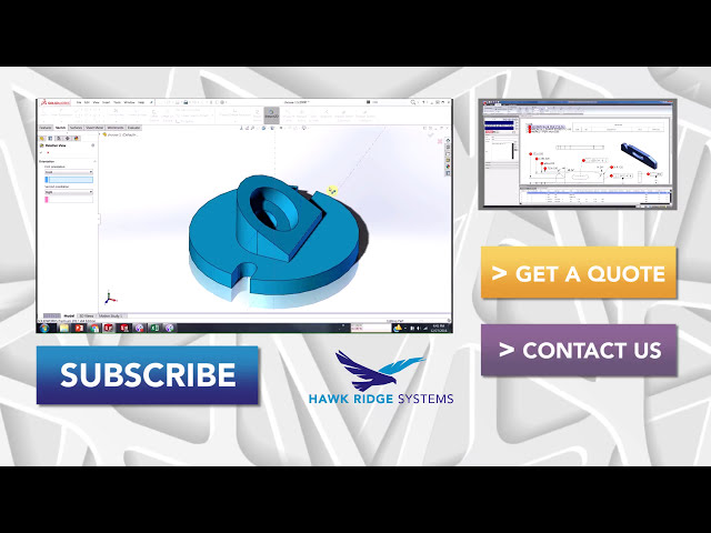 فیلم آموزشی: SOLIDWORKS: چگونه یک نمای طراحی غیر استاندارد داشته باشیم با زیرنویس فارسی