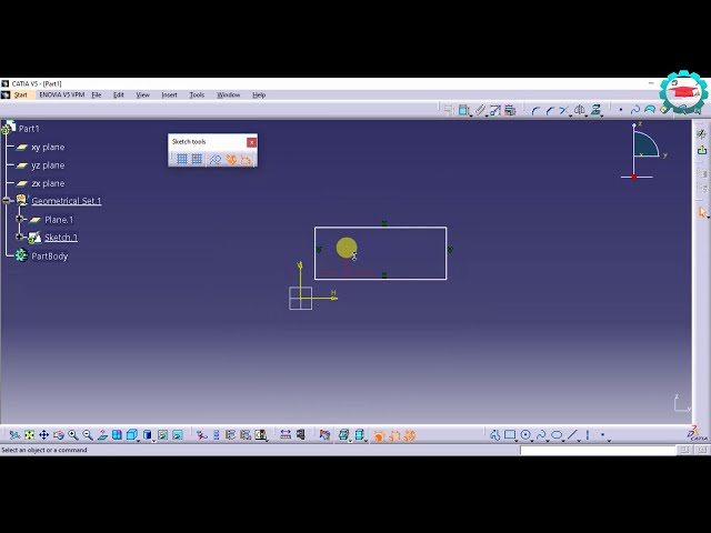 فیلم آموزشی: 53. عناصر ساختمانی - CATIA Sketcher با زیرنویس فارسی