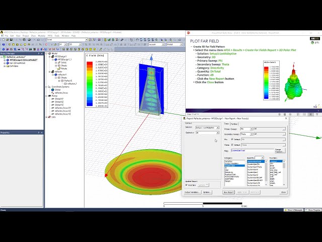 فیلم آموزشی: تجسم جریان های سطحی و تابش میدان دور|ANSYS HFSS #4 با زیرنویس فارسی