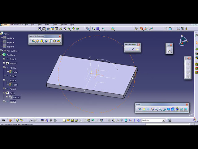 فیلم آموزشی: DATUM نقطه ای- عناصر مرجع CATIA V5 با زیرنویس فارسی