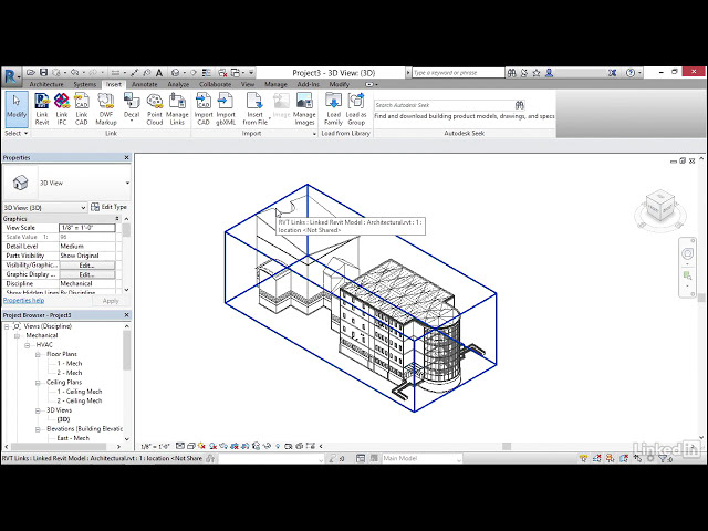 فیلم آموزشی: آموزش Revit - پیوند دادن یک مدل معماری با زیرنویس فارسی