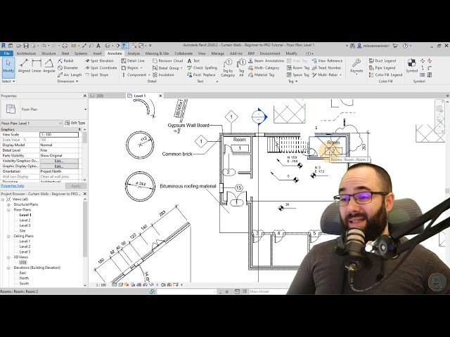 فیلم آموزشی: هر ابزار حاشیه نویسی در آموزش Revit با زیرنویس فارسی