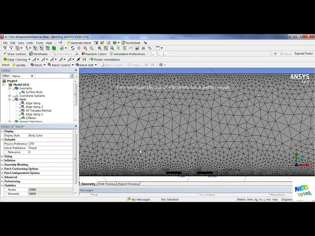 فیلم آموزشی: آموزش فلوئنت ANSYS | جریان لوله دوبعدی لامینار با انتقال حرارت | آموزش ANSYS Workbench CFD | با زیرنویس فارسی