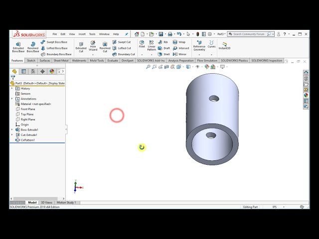 فیلم آموزشی: مجموعه پشتیبانی قابل تنظیم Solidworks | قسمت 3 | بلبرینگ، مسکن و پین