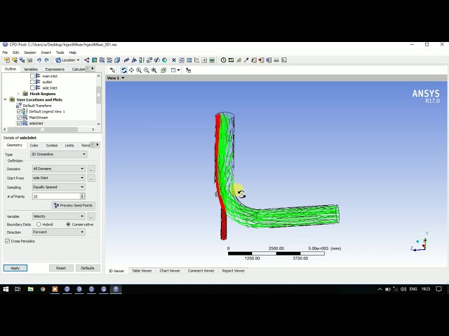 فیلم آموزشی: Flow in a Process Injection Mixing Pipe- Ansys CFX Tutorial