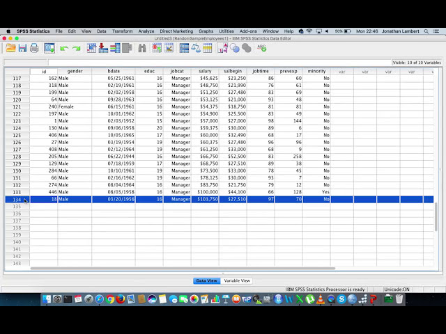 فیلم آموزشی: SPSS: نحوه انتخاب یک نمونه تصادفی از موارد در SPSS با زیرنویس فارسی