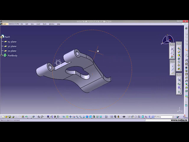 فیلم آموزشی: نحوه ایجاد یک قطعه مکانیکی با استفاده از CATIA Part Design 16