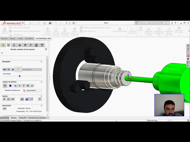 فیلم آموزشی: CAM - Torno CNC - SolidWorks با زیرنویس فارسی