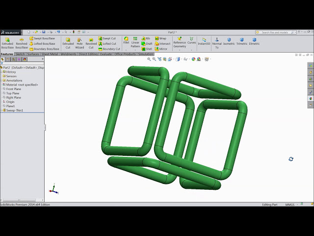 فیلم آموزشی: طرح سه بعدی Solidworks با زیرنویس فارسی