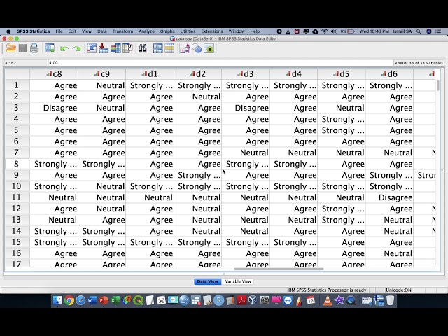 فیلم آموزشی: وارد کردن اطلاعات در spss | نحوه وارد کردن اطلاعات در SPSS | مالایی