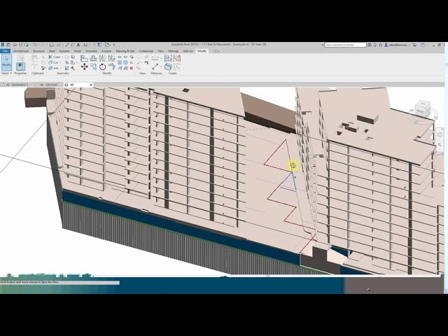 فیلم آموزشی: آموزش Revit - اتصالات دال برای نقشه کشی سازه و نشان دادن آنها بر روی مدل سه بعدی. با زیرنویس فارسی