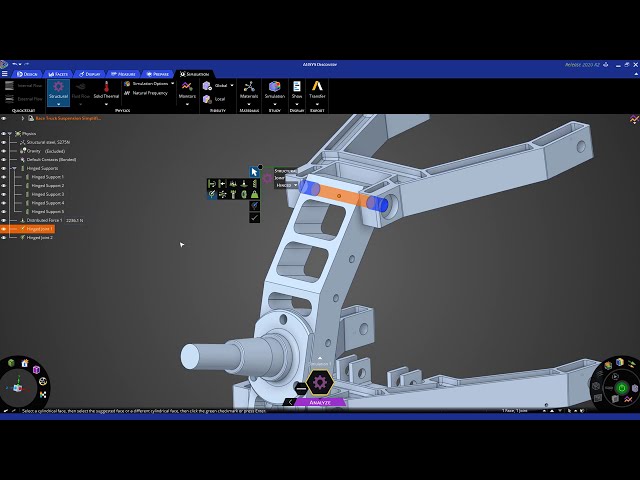 فیلم آموزشی: Ansys Discovery: قسمت 1 راه اندازی یک شبیه سازی ساختاری در یک اسمبلی با زیرنویس فارسی