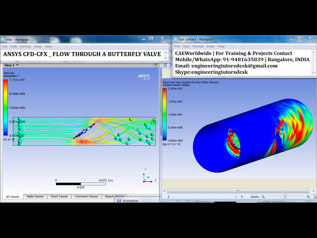 فیلم آموزشی: ANSYS CFX-CFD l جریان سیال از طریق شیر پروانه ای l GRS با زیرنویس فارسی