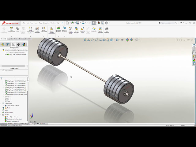 فیلم آموزشی: شبیه سازی SOLIDWORKS در المپیک (وزنه برداری) با زیرنویس فارسی