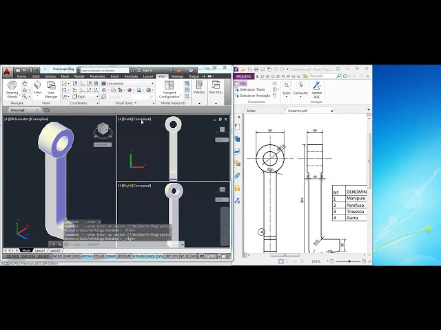 فیلم آموزشی: مثال مقایسه ای AutoCAD & SOLIDWORKS (قسمت 01) با زیرنویس فارسی