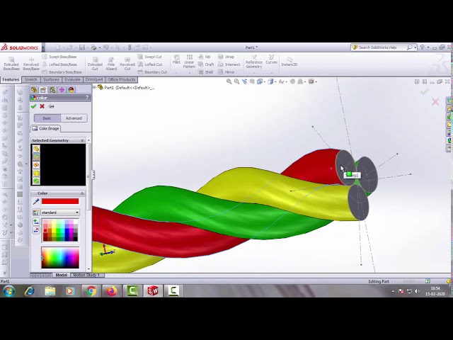 فیلم آموزشی: How To Make Twisting Wire Bundle In Solidworks......آموزش Solidworks.