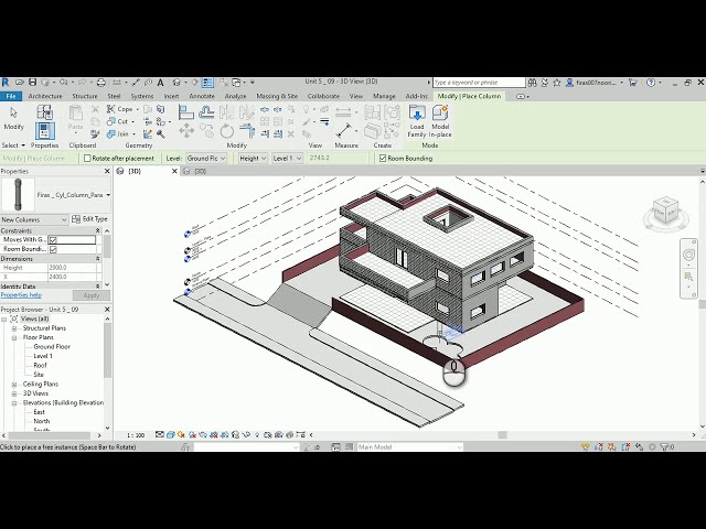 فیلم آموزشی: Revit Architecture _ Unit 5_09 Make a Column Family in Revit با زیرنویس فارسی