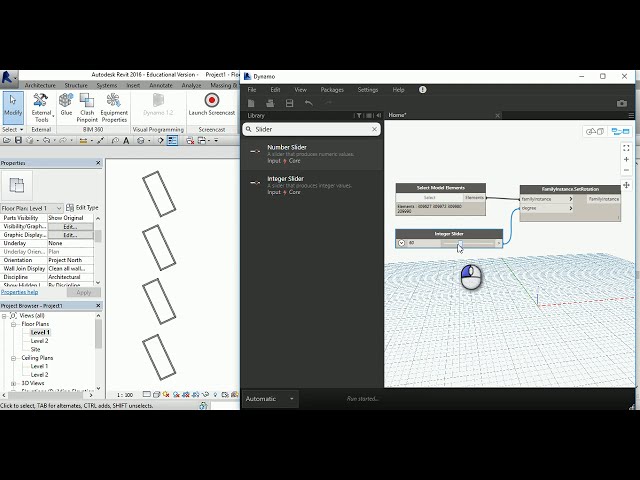 فیلم آموزشی: چگونه یک گروه از اشیاء Revit را به دور خود بچرخانیم_Dynamo Rotation با زیرنویس فارسی