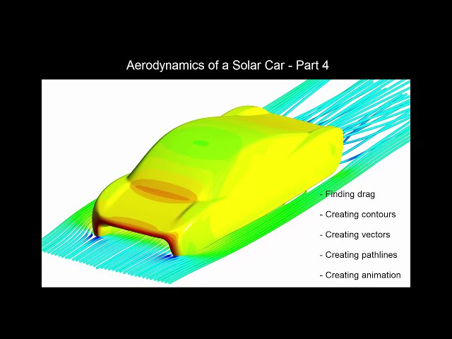 فیلم آموزشی: تجزیه و تحلیل آیرودینامیکی یک ماشین خورشیدی با استفاده از ANSYS Fluent - تعریف مسئله با زیرنویس فارسی