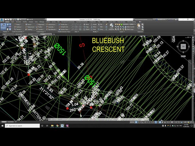 فیلم آموزشی: آموزش Autodesk Civil 3D برای مبتدیان - ایجاد یک سطح طبیعی به روش عملی با زیرنویس فارسی