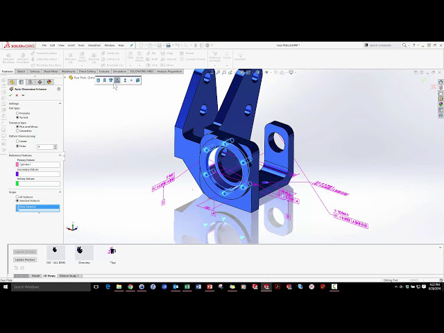 فیلم آموزشی: ایجاد نماهای سه بعدی با SOLIDWORKS MBD با زیرنویس فارسی