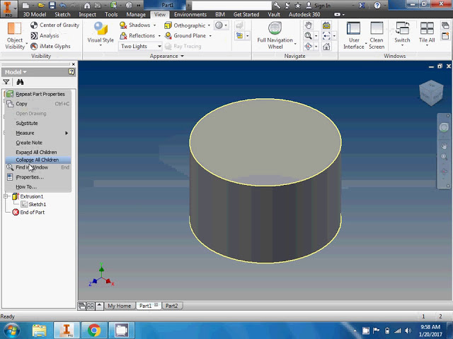 فیلم آموزشی: مساحت، حجم و خصوصیات در Autodesk Inventor با زیرنویس فارسی