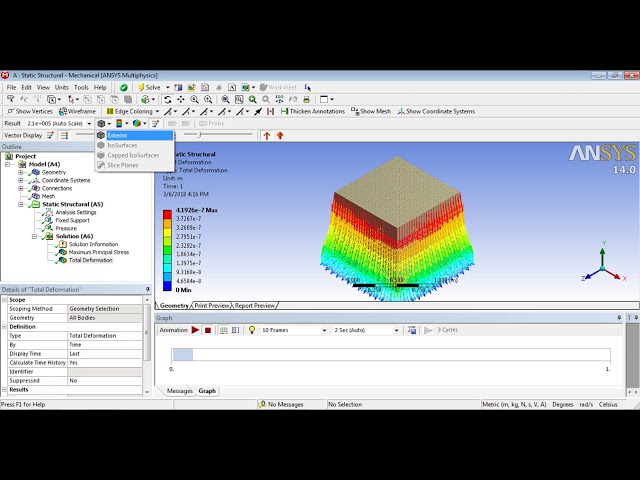 فیلم آموزشی: مواد کامپوزیت ساختار استاتیک میز کار Ansys