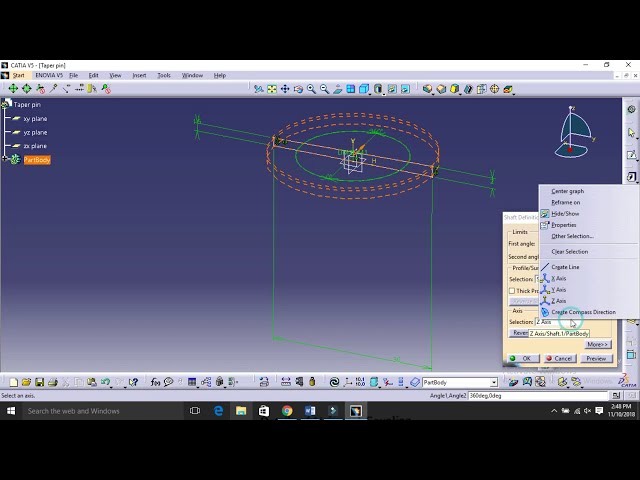 فیلم آموزشی: کوپلینگ جهانی CATIA V5 Tutorial -Taper Pin (قسمت 7)