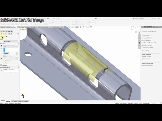 فیلم آموزشی: SolidWorks - قفل کشویی