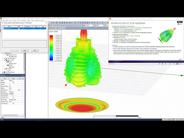 فیلم آموزشی: پارامتریک سوئیپ شاخ و جداسازی بازتابنده|ANSYS HFSS #5 با زیرنویس فارسی