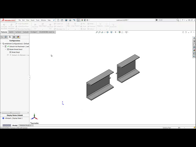 فیلم آموزشی: مدل Break View در SOLIDWORKS 2016 با زیرنویس فارسی