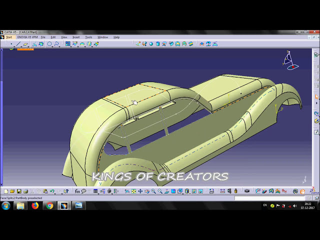 فیلم آموزشی: نحوه طراحی بدنه خودرو با استفاده از CATIA