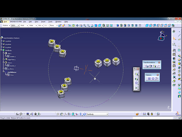 فیلم آموزشی: ویژگی‌های تبدیل - کارگاه طراحی قطعات CATiA برای مبتدیان با زیرنویس فارسی