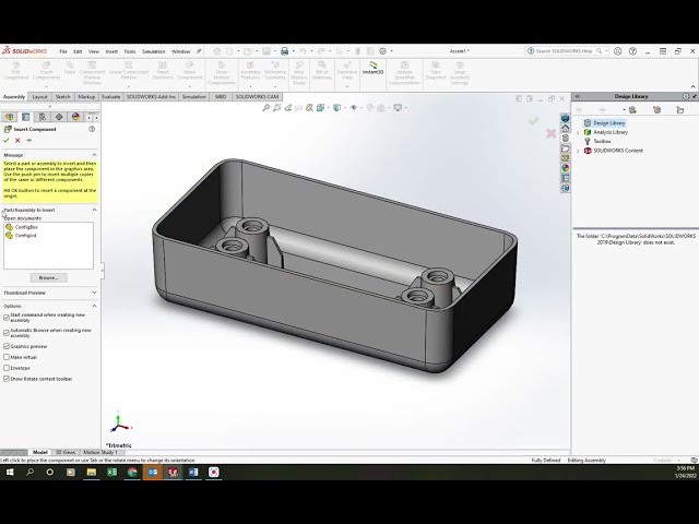 فیلم آموزشی: Solidworks - قسمت مشتق شده با تنظیمات - درب جعبه با زیرنویس فارسی