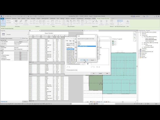 فیلم آموزشی: تهویه در Revit 2020 - فضاها، مناطق، برنامه ها با زیرنویس فارسی