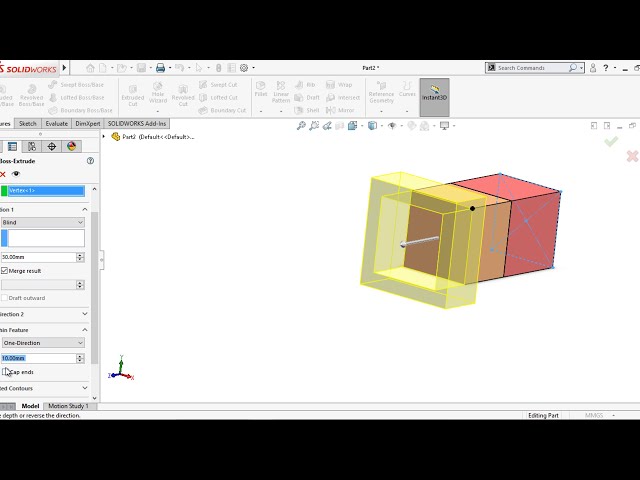 فیلم آموزشی: نکات و آموزش های Solidworks: Boss Extrude Types سطح پیشرفته