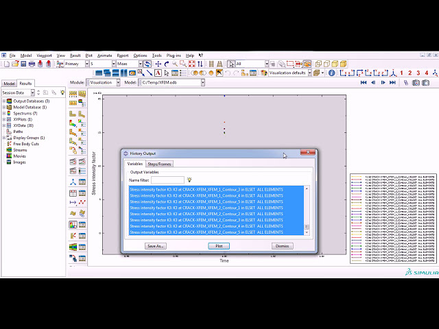 فیلم آموزشی: #استرس #شدت #راه حل فاکتور با استفاده از #ABAQUS 3D Solid قسمت 2: #روش XFEM