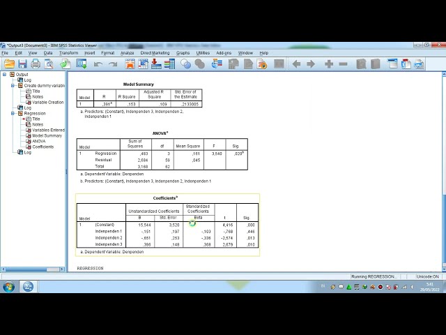 فیلم آموزشی: داده های پنل رگرسیون (اثر مشترک (CE) و اثر ثابت (FE)) در SPSS