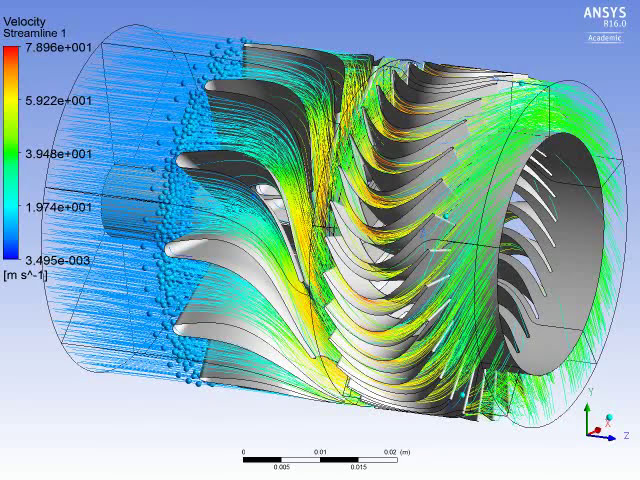 فیلم آموزشی: مدلسازی CFD یک میکروتوربین با استفاده از روش روتور منجمد در ANSYS CFX