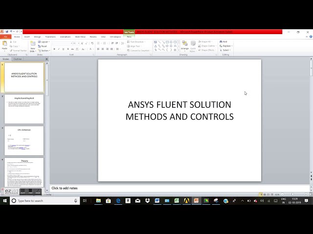 فیلم آموزشی: Ansys Fluent Solution Controls