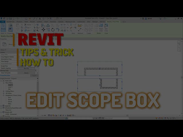 فیلم آموزشی: Autodesk Revit نحوه ویرایش جعبه محدوده با زیرنویس فارسی