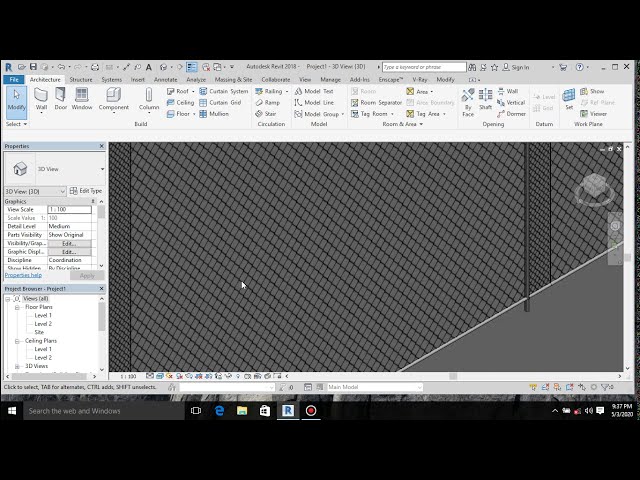 فیلم آموزشی: نحوه ایجاد CHAIN ​​LINK FENCE در Revit درس 1. با زیرنویس فارسی