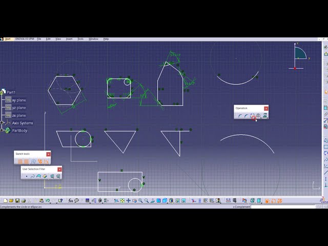 فیلم آموزشی: CATIA V5 Operation Toolbar I Corner I Chamfer I Quick Trim I break