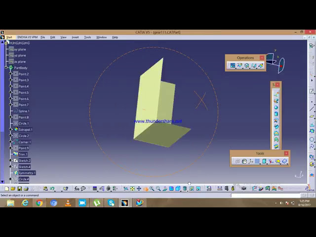 فیلم آموزشی: CATIA V5 چگونه جامدات را به سطح تبدیل کنیم