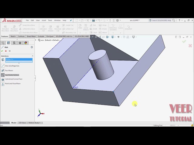 فیلم آموزشی: 32 محور مبنا | Solidworks | انگلیسی با زیرنویس فارسی