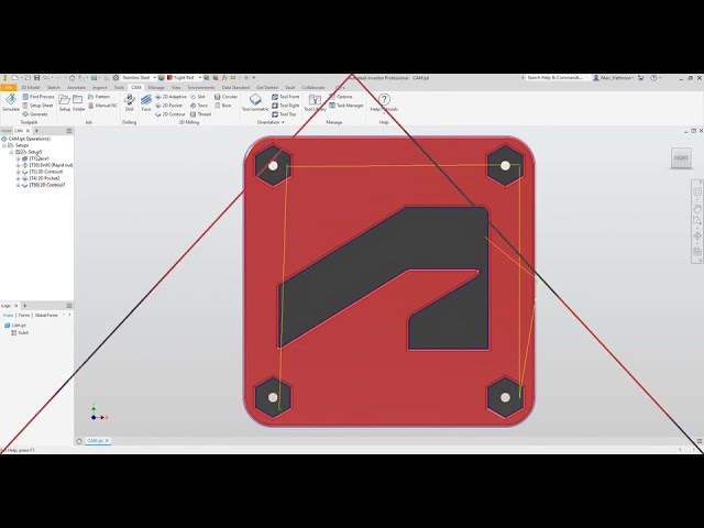 فیلم آموزشی: افزودنی های Autodesk Inventor: CAM با زیرنویس فارسی