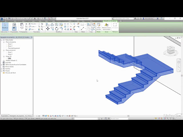 فیلم آموزشی: Revit Course 2017 (40/63) - Stairs by Sketch با زیرنویس فارسی