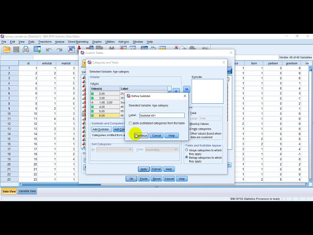 فیلم آموزشی: ایجاد جداول سفارشی در SPSS